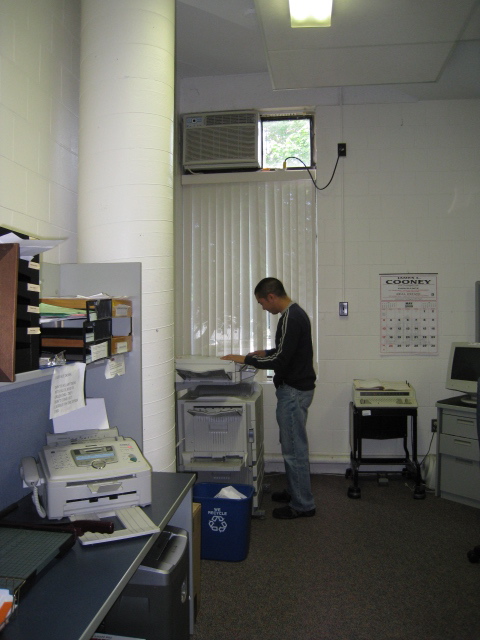 4:44pm - Makin' copies.